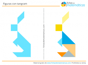 animales con tangram