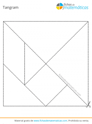 tangram para colorear