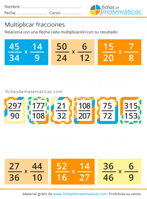 ejercicios de operaciones con fracciones
