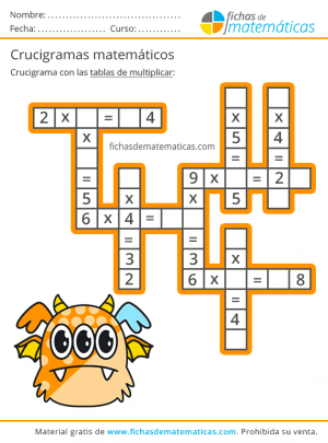 crucigramas matemáticos